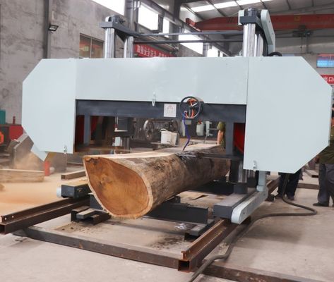 Large Size Horizontal Wide Industry Band Sawmill Machine For Woodworking Machinery