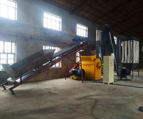 Wood Chipper Wood Sawdust Crusher Machine with Sawdust Collector for Wood Pellet