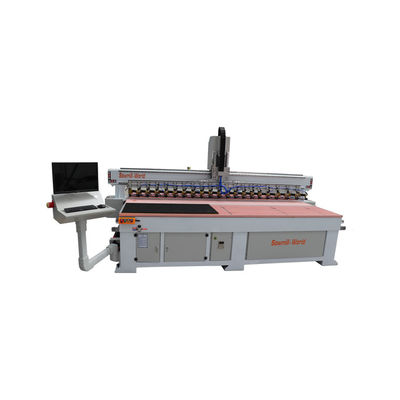 Panel Sound Absorbing Decoration Wall Automatic Acoustic Wood Panel Slats Nailing Machine