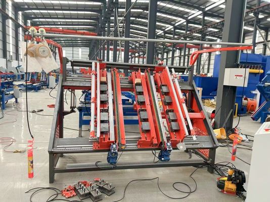 Semi Automatic Wood Pallet Nailing Machine / Euro Block Pallet Production Line