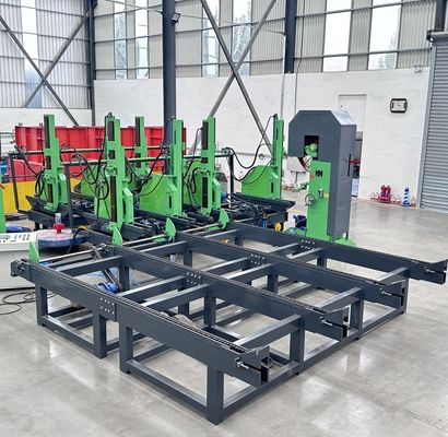 Heavy Duty Vertical Band Sawmill With Hydraulic Carriage Vertical Bandsaw Mill with Log Turner