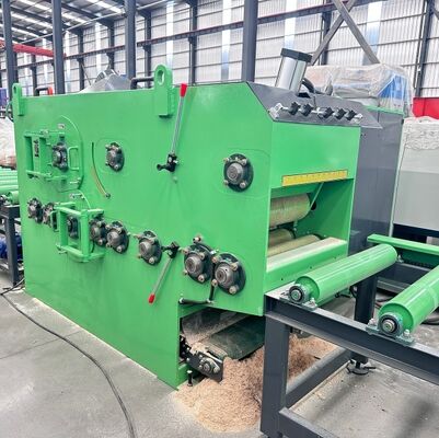 130KW High-Efficiency Double Arbor Rip Saw for Large Wood Planks Processing
