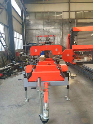 SW26G Portable Band Saw Mill Wood Cutting Portable Band Saw For Logs