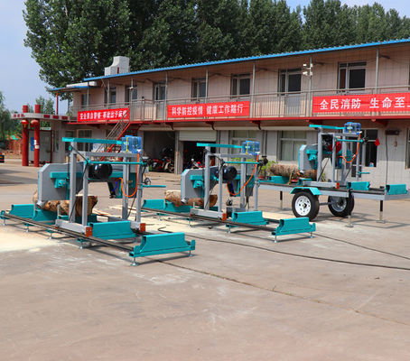 SW26G Portable Band Saw Mill Wood Cutting Portable Band Saw For Logs