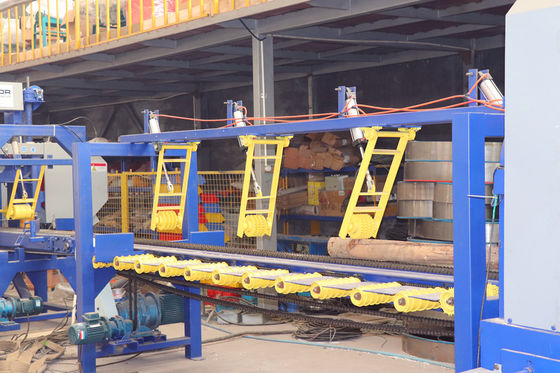 Log Double Cutting Saw Equipment Twin Heads Bandsaw Vertical Band Sawmill  for sale