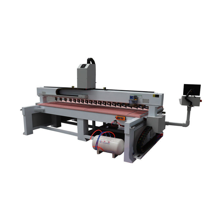 Studio Interior / Pet Wood Slat Wall Soundproof Acoustic Fluted Wall Automatic Panel Nailing Machine