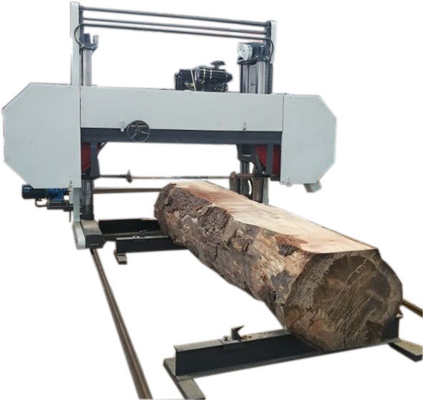 Woodworking Large Bandsaw Mill MJ2500 Band Saw SawMill Machine 80HP Diesel
