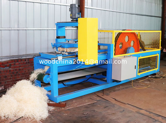 Macchine per la fabbricazione di lana di legno di grande capacità per accendini per il fuoco di lana di legno Macchine a corda di lana