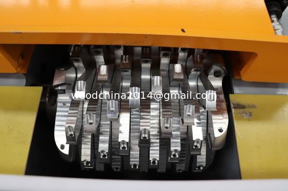 Prezzo di fabbrica doppia testa pallet notcher lame / pallet in legno macchina di incisione