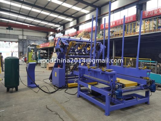 Macchine di assemblaggio automatiche di pallet a stringer euro blocchi di segatura di pallet macchine per chiudere pallet di legno euro