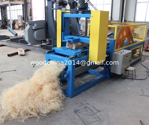 Macchine per la fabbricazione di lana di legno di grande capacità per accendini per il fuoco di lana di legno Macchine a corda di lana