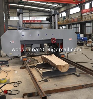 Macchina di taglio a fascia orizzontale portatile per la lavorazione del legno