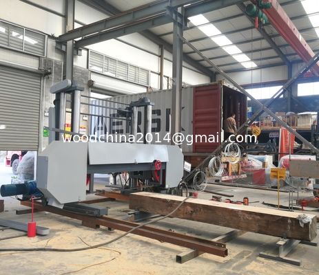 Macchina di taglio a fascia orizzontale portatile per la lavorazione del legno