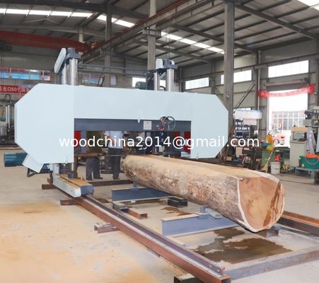 Macchina per segare in fasce di legno orizzontale a doppia colonna MJ2500