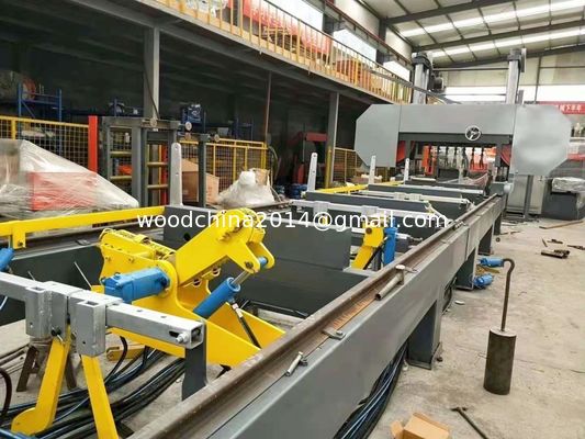Macchine per la lavorazione del legno completamente automatiche per segatrici di tronchi pesanti di grandi dimensioni