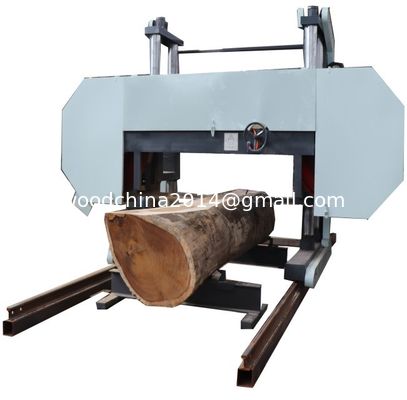 Macchina per il taglio di legno duro in Cina Grande segatrice portatile a fascia orizzontale di legno