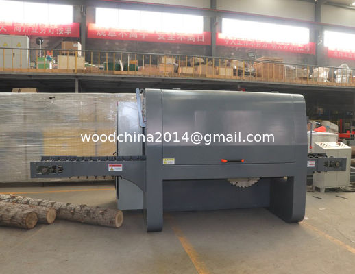 Legno rotondo Multipli Multi-Blade Rip Saw wMachina di taglio legno
