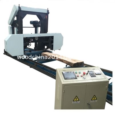 1000mm 1300mm Wood Portable Sawmill Electric Horizontal Bandsaw Band Saw Mill with inverter feeding