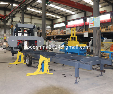 Macchina per segheria a nastro portatile CNC per il taglio del legno, sega a nastro automatica per legno