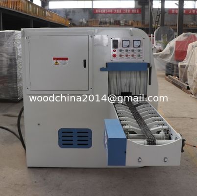 Tronco multiplo a doppio asse ad alto rendimento RipSaws Multi lama Rip Saw Machine per le vendite