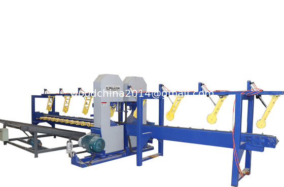 Macchine per segare legno a comando automatico a doppia banda verticale