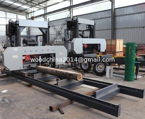 Cina Fabbrica di vendita di legno orizzontale portabile banda segata segatura per la macchina per segatura di legno