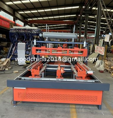 Pallet di legno semiautomatico che inchioda macchina con il pallet di legno di Palletizer che inchioda macchina