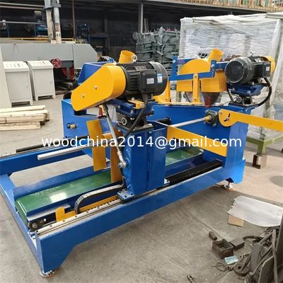 La sega Mills Machine, taglio trasversale della disposizione dell'estremità del doppio della falegnameria di qualità del bordo del pallet ha visto