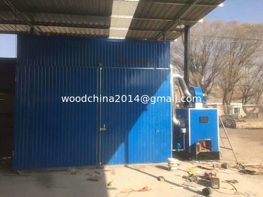Macchina di trattamento termico di Woodpallet per ISPM 15, asciugatrice di legno dell'essiccatore della plancia del legname di legno