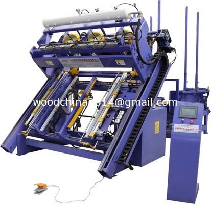 Macchine per la fabbricazione di blocchi di pallet di legno, macchine per la manipolazione di pallet