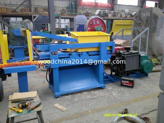 500 kg/ora Motore diesel Legno Barbiere Automatico Legno Barbiere