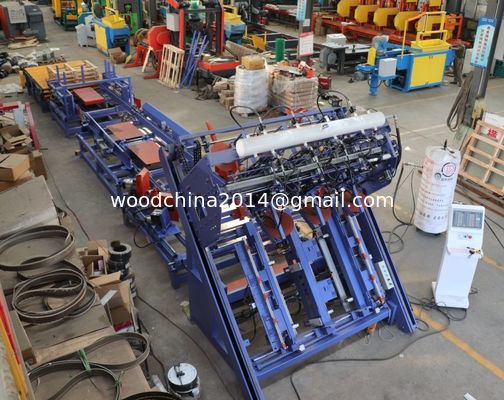 Factory price automatic wood pallet nailing machine Euro pallet production line Wood stringer pallet making machine