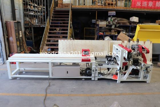 7.5KW Automatica CNC Legno Pallet Piede Pier Making Machine Per 40-120MM Spessore 40-100MM Larghezza