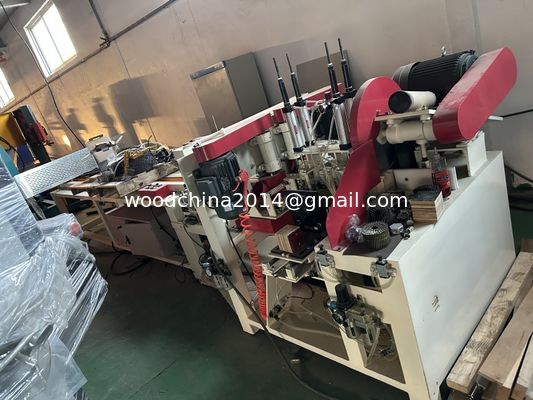 7.5KW Automatica CNC Legno Pallet Piede Pier Making Machine Per 40-120MM Spessore 40-100MM Larghezza