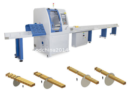 Macchine per la segatura circolare automatica di pallet di legno, seghe per il taglio di blocchi di pallet