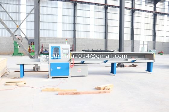 Macchine per la segatura circolare automatica di pallet di legno, seghe per il taglio di blocchi di pallet