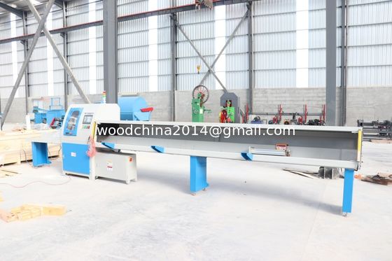 Macchina per pallet di legno Tavola automatica tagliata macchina da sega Siemens PLC schermo sensoriale