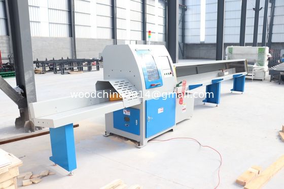 Macchina per pallet di legno Tavola automatica tagliata macchina da sega Siemens PLC schermo sensoriale