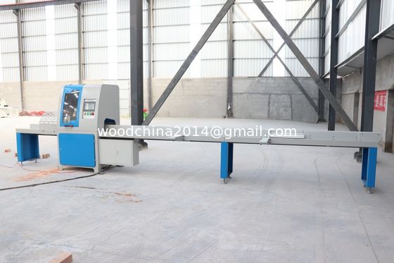 Macchina per pallet di legno Tavola automatica tagliata macchina da sega Siemens PLC schermo sensoriale