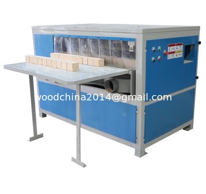 Seghe per taglio di blocchi di pallet a lame multiple Seghe per taglio di blocchi di pallet in legno multi-euro automatiche