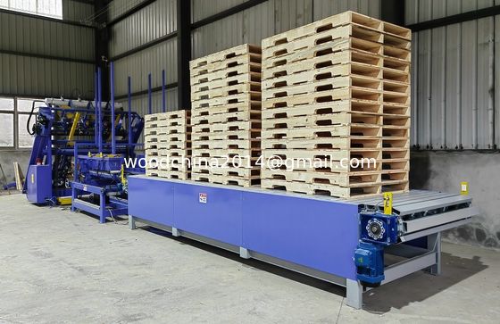 Piattaforma di stoccaggio di pallet in linea automatica, piattaforma di trasporto di pallet in legno