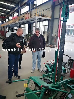 Segatrice a catena mobile per grandi tronchi Taglio di legno Taglio verticale Taglio di legno