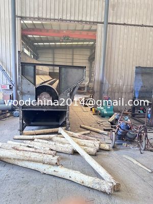 Macchine per sbucciare il legno mono-roller mobili a doppio rullo auto-elettrico