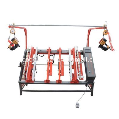Pneumatica USA tipo pallet di legno Nailer Legno pallet Making Machine Stringer Legno pallet Nailing Machine