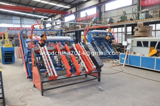 Pneumatica USA tipo pallet di legno Nailer Legno pallet Making Machine Stringer Legno pallet Nailing Machine