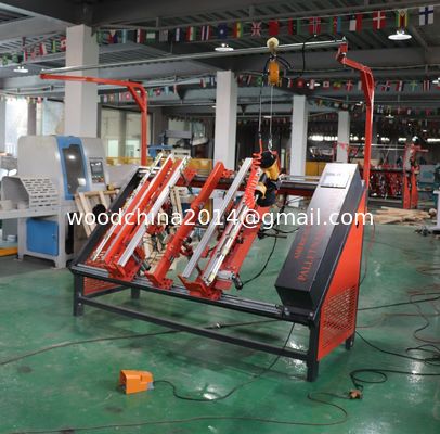 Pneumatica USA tipo pallet di legno Nailer Legno pallet Making Machine Stringer Legno pallet Nailing Machine