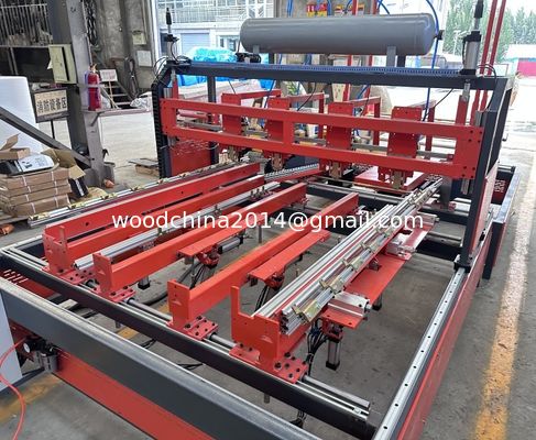 Semi-automatica Legno orizzontale Stringer Pallet Making Machine Pallet Nailing Machine