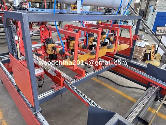 Semi-automatica Legno orizzontale Stringer Pallet Making Machine Pallet Nailing Machine