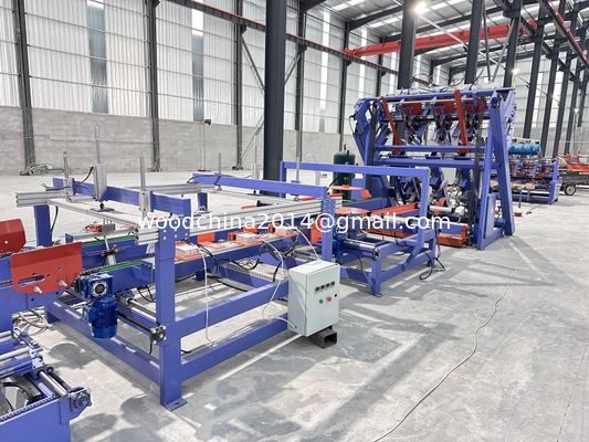 Linea di produzione automatica di chiodi per pallet di legno a blocco euro Linea automatica per la macchina europea di produzione di pallet