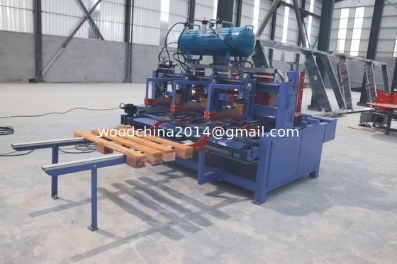 Linea di produzione automatica di chiodi per pallet di legno a blocco euro Linea automatica per la macchina europea di produzione di pallet